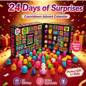 Advent Calendar Gift - 2026 NeeDoh Adventskalender Geschenk 24 Tage