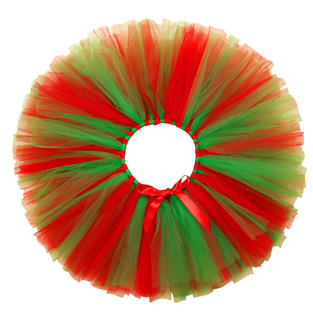Elf Costume Christmas - 2–14 Jahre Mädchen Weihnachten Elf Tutu
