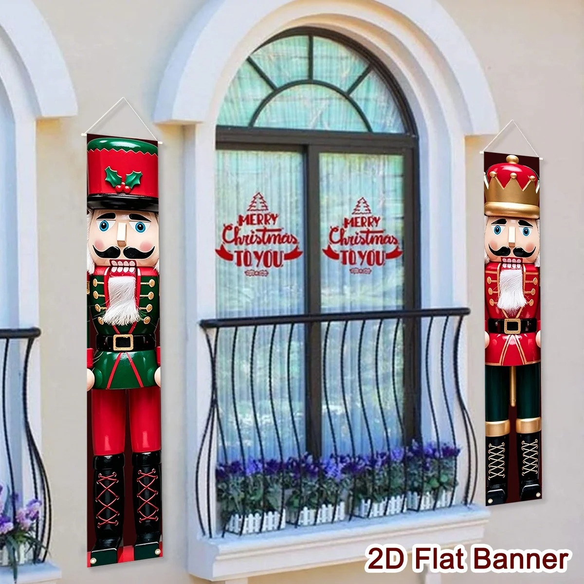 Weihnachts-Veranda-Banner-Set, – Nutcracker Figurine Bewertung und Preis