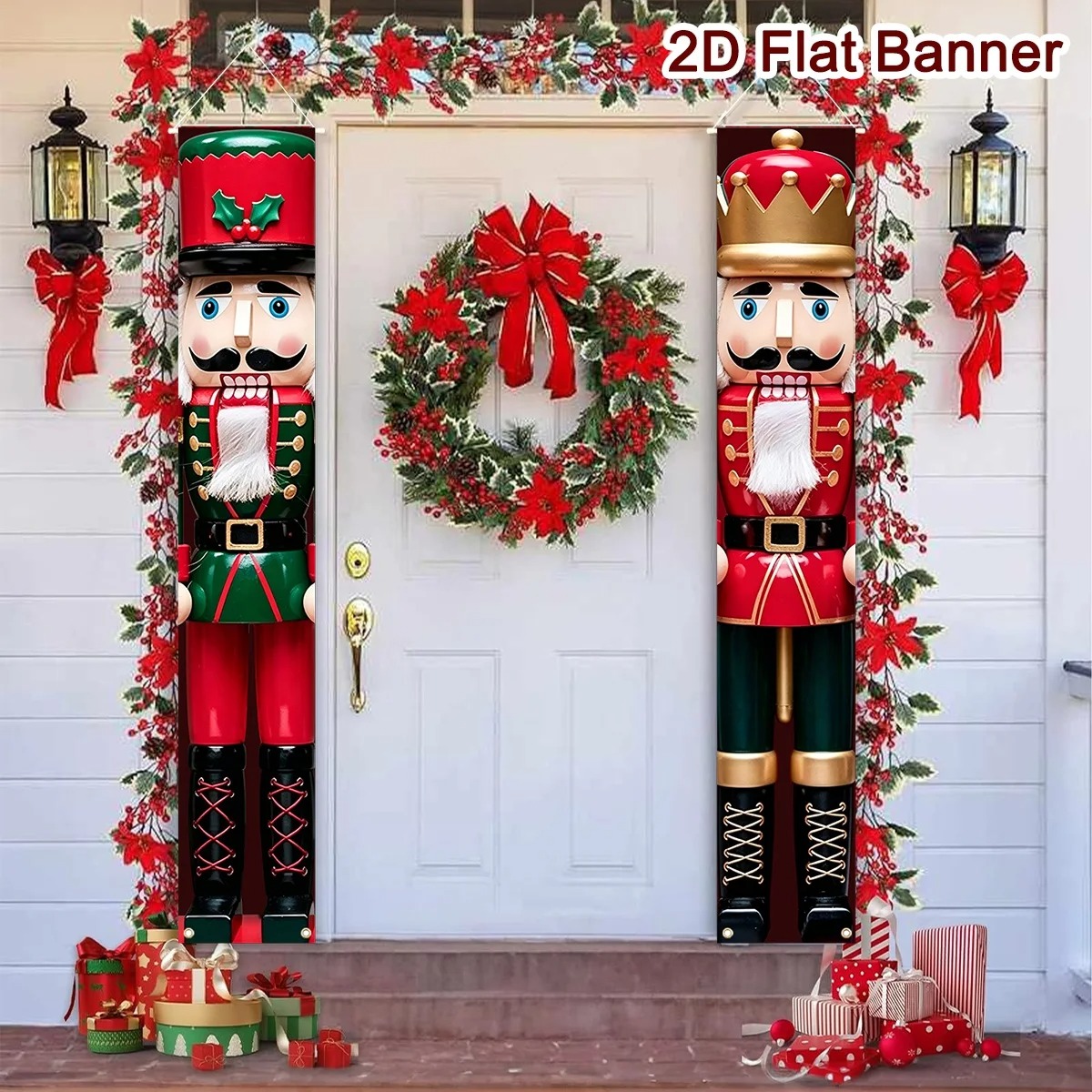 Weihnachts-Veranda-Banner-Set, – Nutcracker Figurine Bewertung und Preis