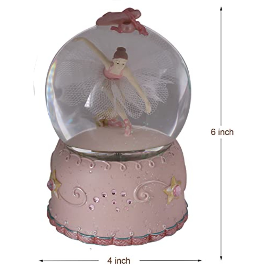 Ballerina-Mädchen Schwanensee  – Snow Globe Musical Bewertung und Preis