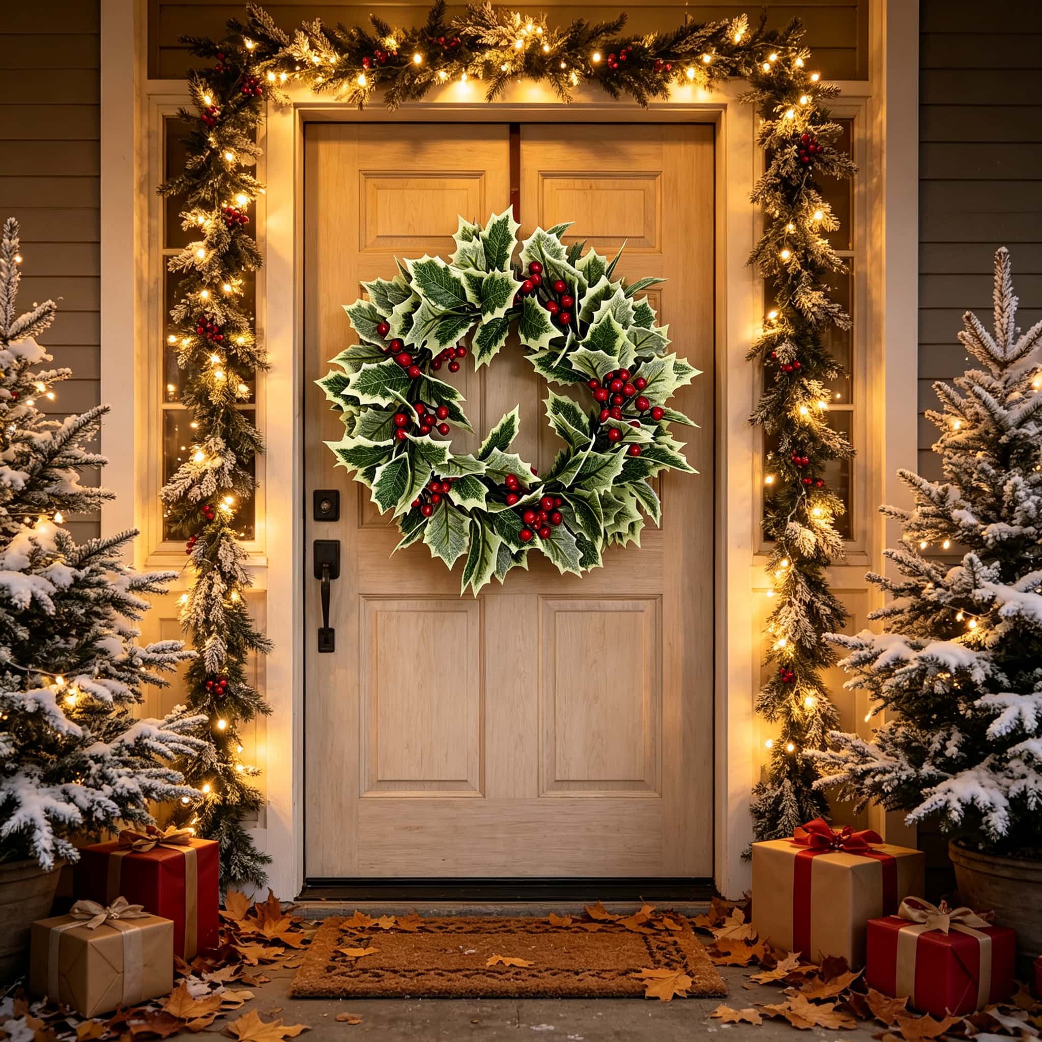 Künstlicher Weihnachtskranz au – Christmas Wreath Fake Bewertung und Preis