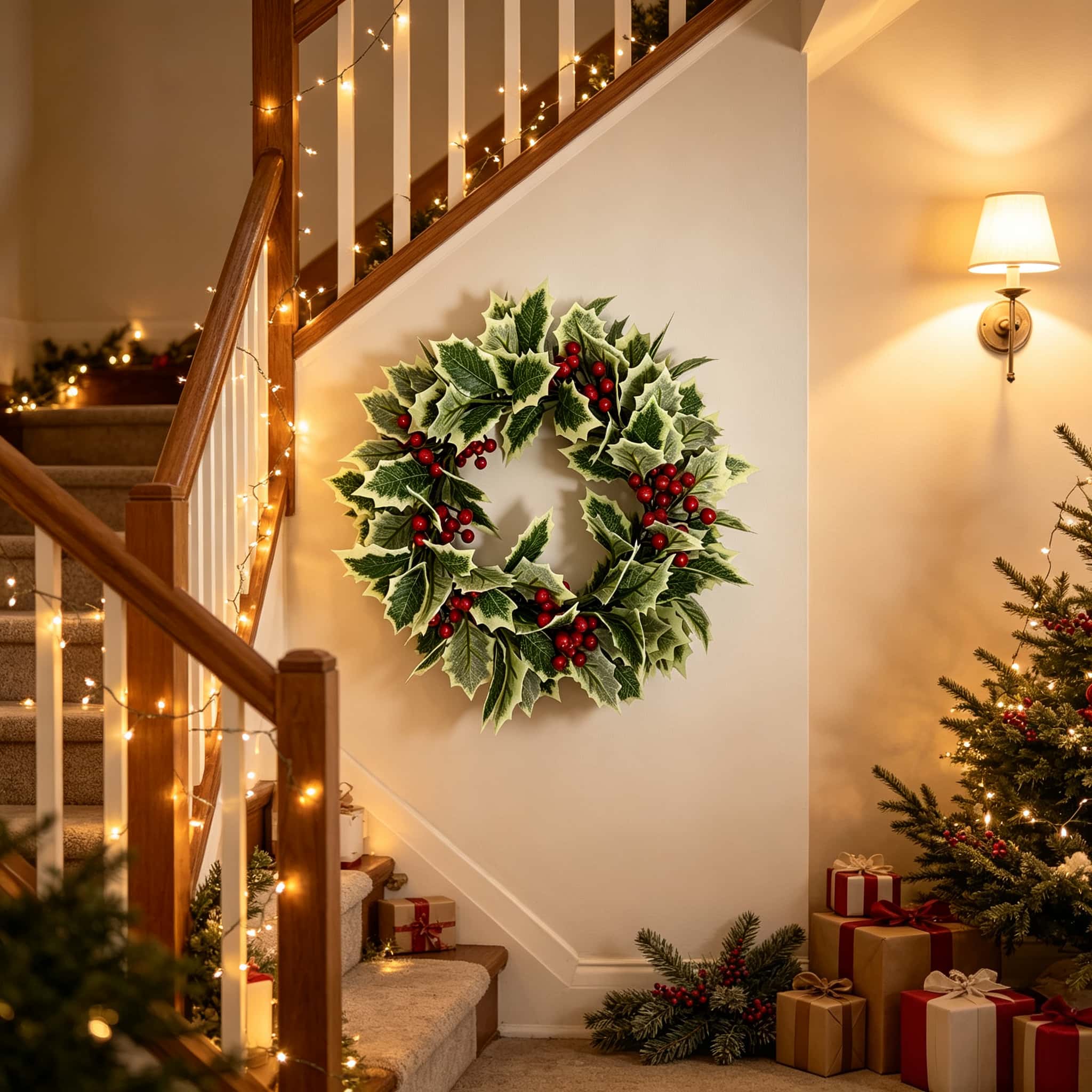 Künstlicher Weihnachtskranz au – Christmas Wreath Fake Bewertung und Preis