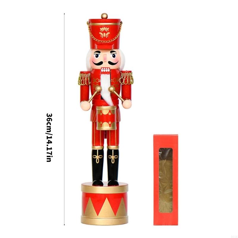 36 hölzerne Nussknacker-Tromme – Nutcracker Figurine Bewertung und Preis