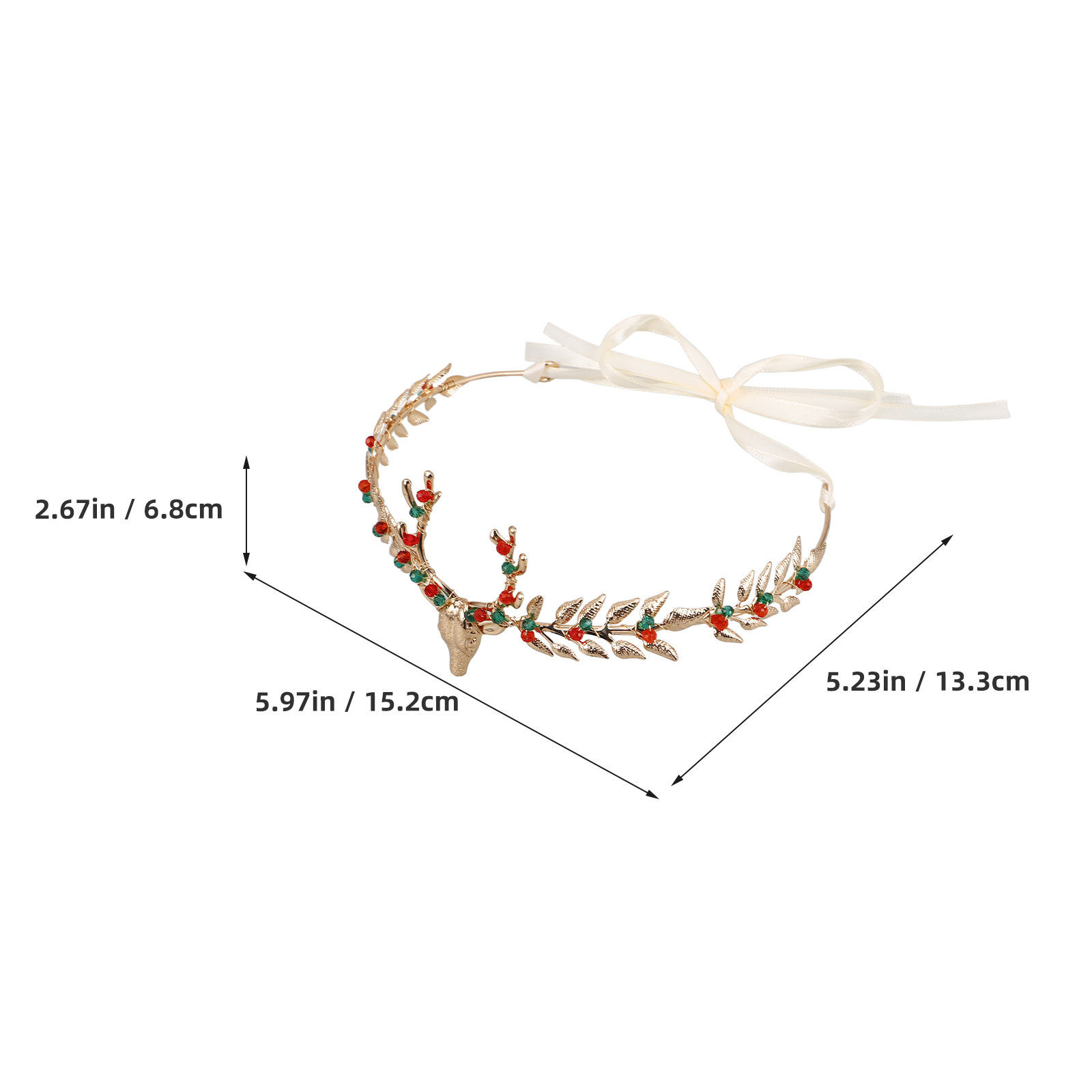 Weihnachts-Rentier-Stirnband E – Reindeer Antlers Headband Bewertung und Preis