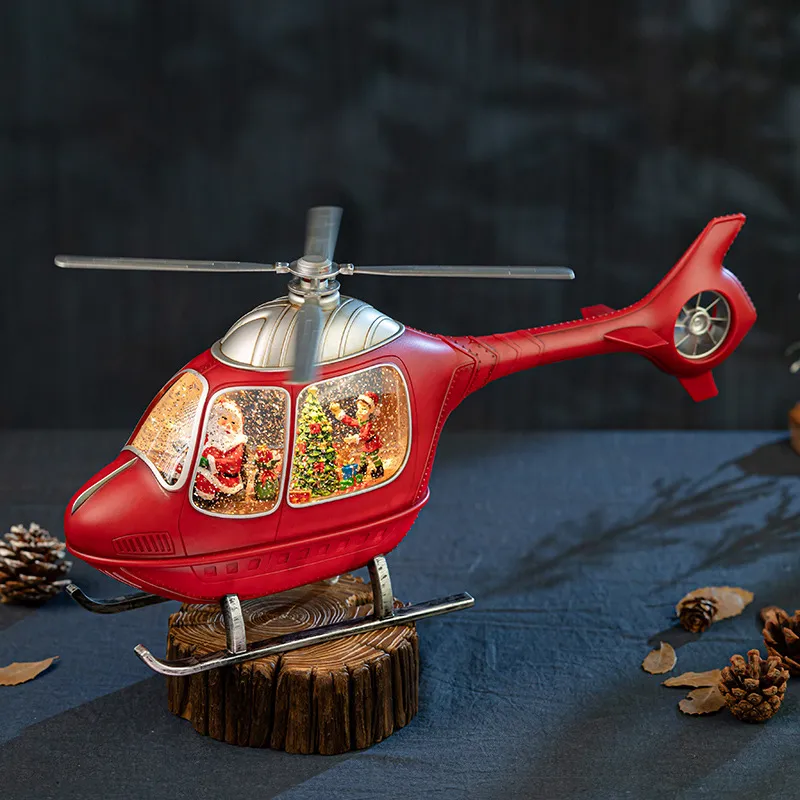 Rotierende Helikopter-Spieluhr – Snow Globe Musical Bewertung und Preis