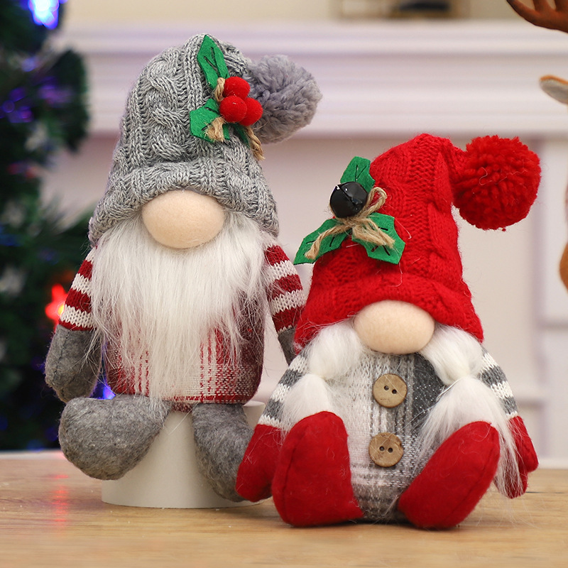 2 Stück Weihnachts-Gnome ohne  – Santa Hat Plush Bewertung und Preis