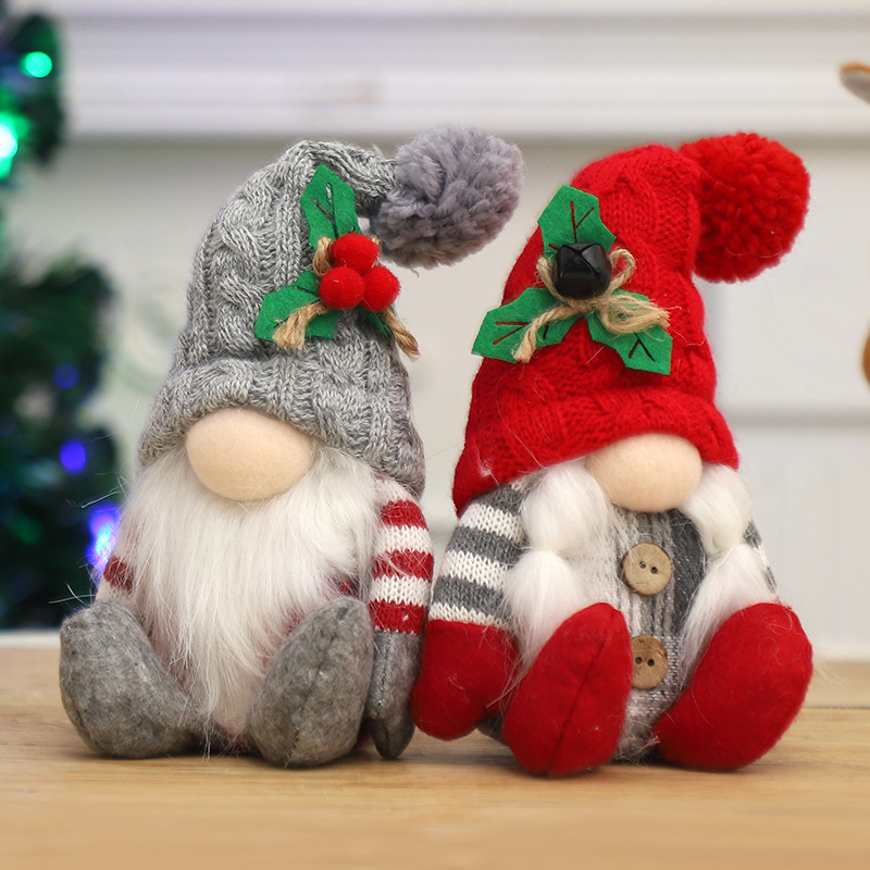 2 Stück Weihnachts-Gnome ohne  – Santa Hat Plush Bewertung und Preis
