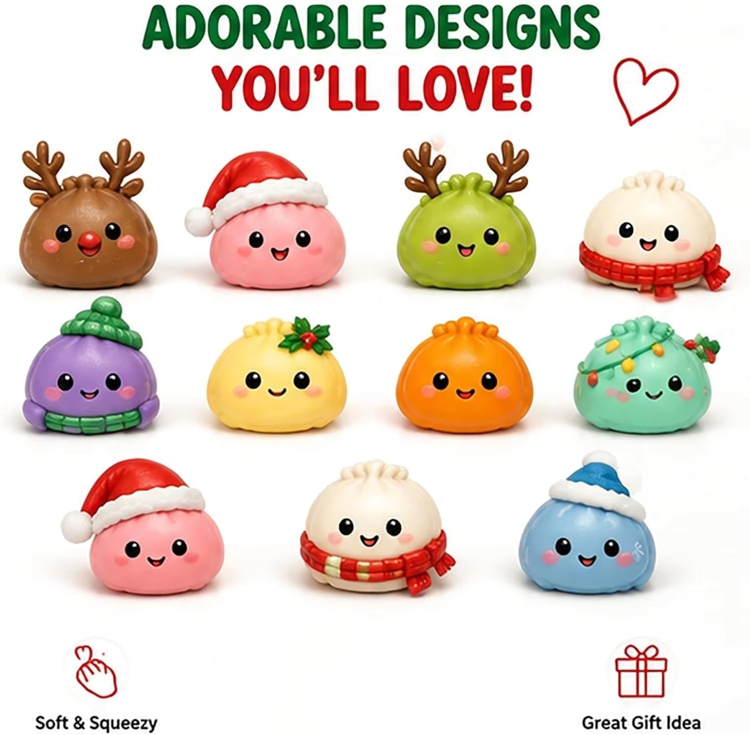 Weihnachts-Squishy-Adventskale – Advent Calendar Gift Bewertung und Preis