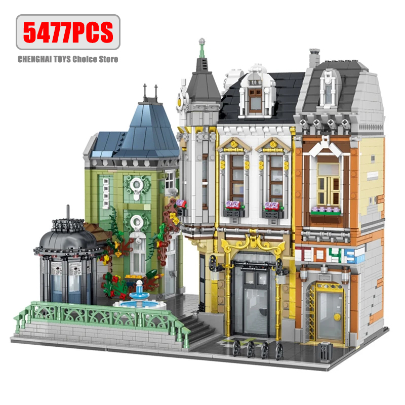 5477 stücke drängen Straßen an – Lego Set Creator Bewertung und Preis